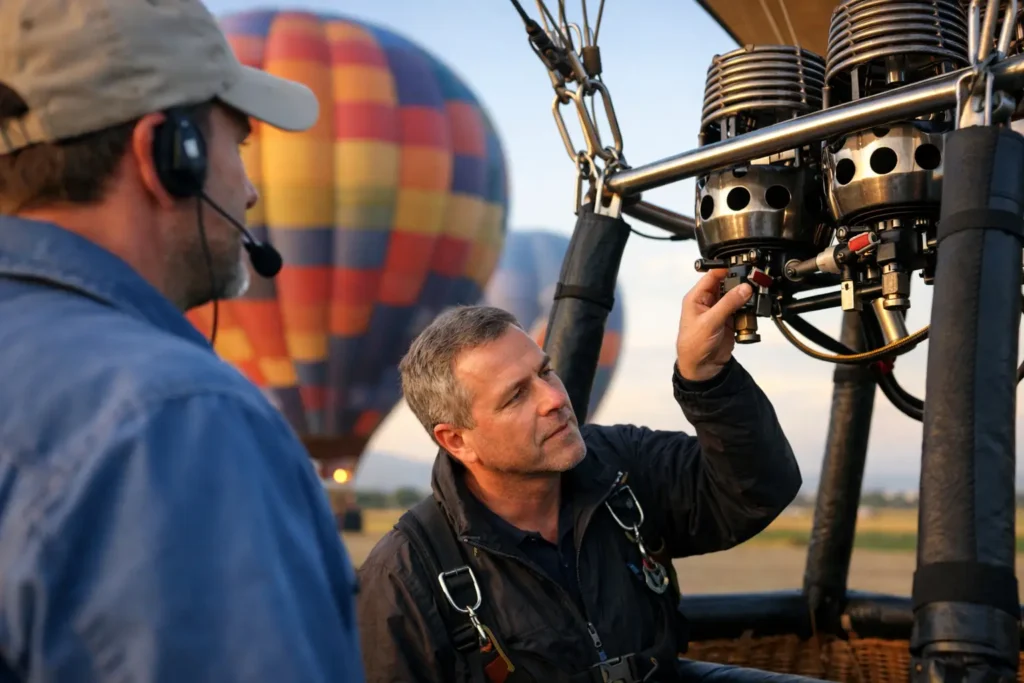 Cómo verificar piloto de globo antes de volar
