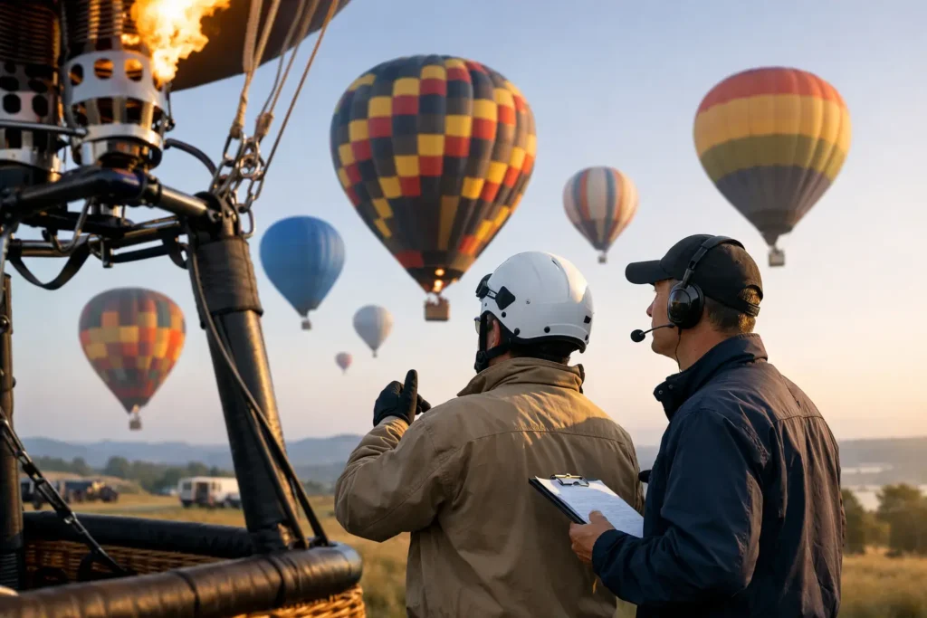 Reseñas de operadores aerostáticos certificados