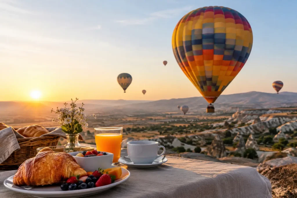 ¿La experiencia en globo incluye desayuno?