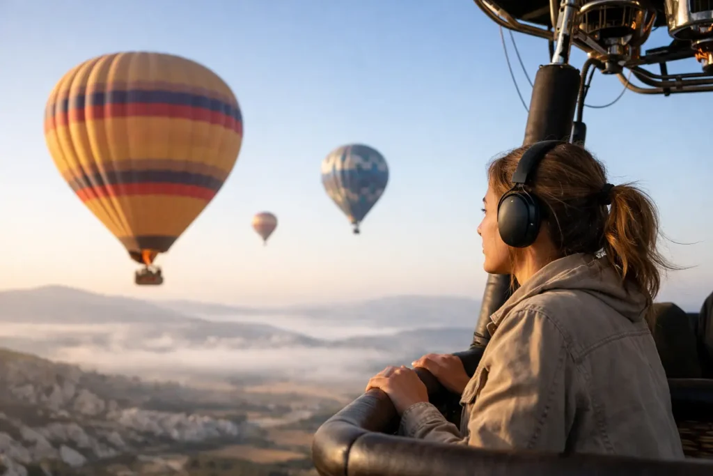 ¿Pueden volar personas con vértigo en globo?