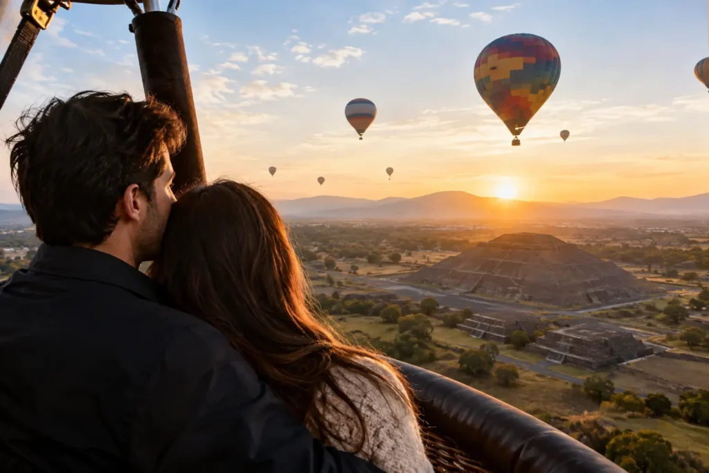 Viaje romántico Teotihuacán: un amanecer para dos